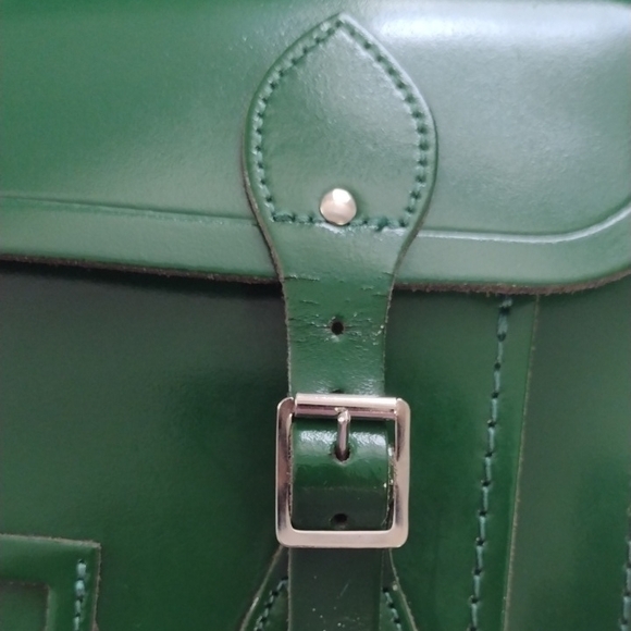 The Cambridge Satchel Company, Green Leather Satchel - Picture 8 of 16